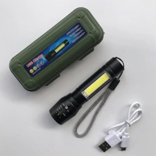 LINTERNA USB EN CAJA PLASTICA