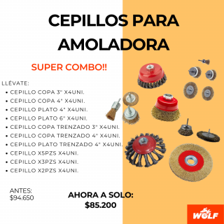 CEPILLOS PARA AMOLADORA