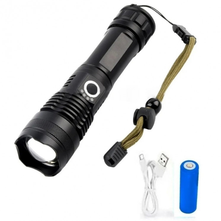 LINTERNA METAL RECARGABLE