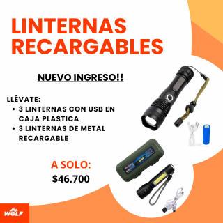 LINTERNAS RECARGABLES
