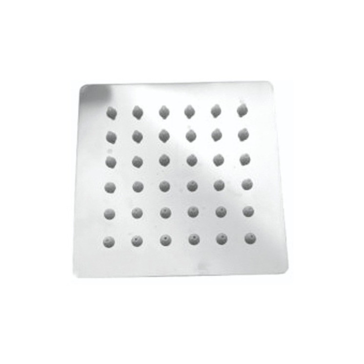 DUCHA CUADRADA 20CM CROMADA