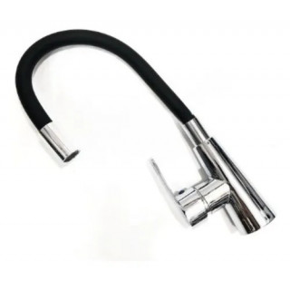 MONOCOMANDO CON PICO FLEXIBLE NEGRO