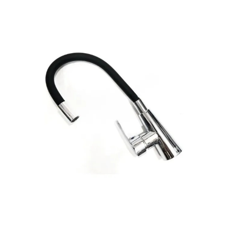 MONOCOMANDO CON PICO FLEXIBLE NEGRO