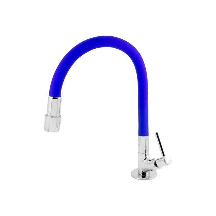 MONOCOMANDO CON PICO FLEXIBLE AZUL