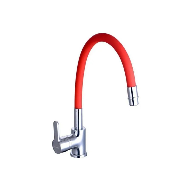 MONOCOMANDO CON PICO FLEXIBLE ROJO