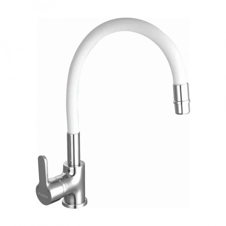 MONOCOMANDO CON PICO FLEXIBLE BLANCO