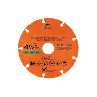 DISCO TUNGSTENO MULTIMATERIAL 115MM