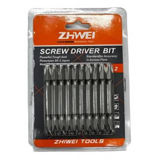 PUNTA PH2 LARGA SIMPLE (X10 PCS) LARGO: 50MM ZHIWEI