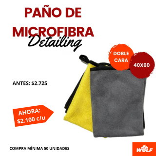 PAÑO MICROFIBRA 40 x 60 CM