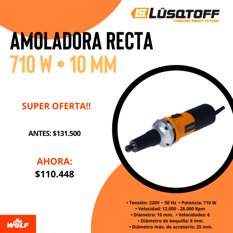 AMOLADORA RECTA