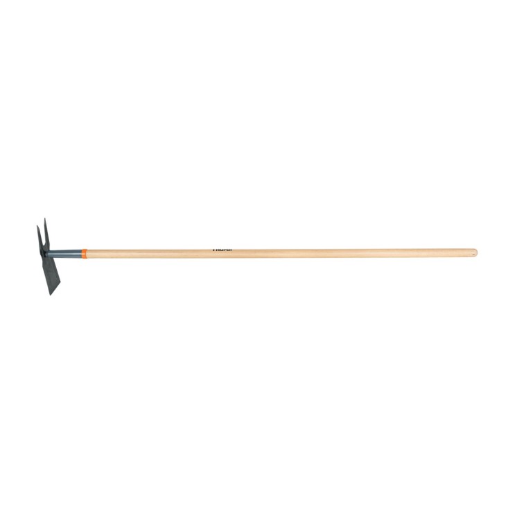 AZADA CON DOS PUNTAS ANCHO 9 CM CABO MADERA 1,37 MTS