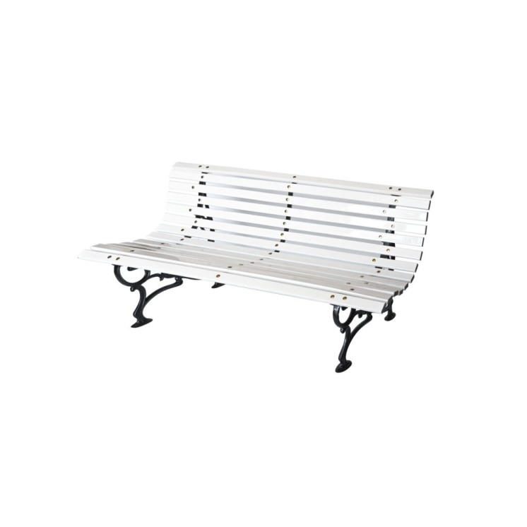 BANCO DE PLAZA INDIVIDUAL M. BLANCA 15 TABLAS 1.5MTS