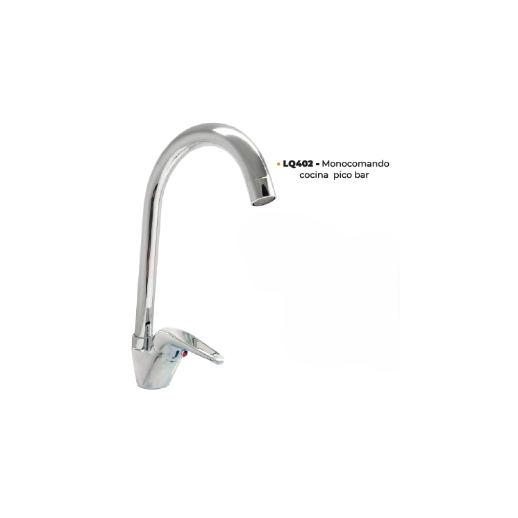 CANILLA MONOCOMANDO COCINA PICO BAR LINEA TALIO