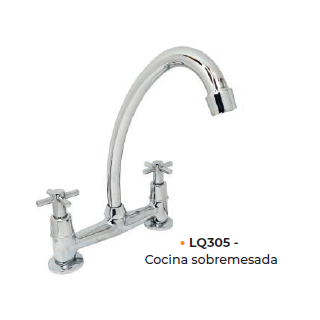 CANILLA COCINA SOBREMESADA LINEA ARGON