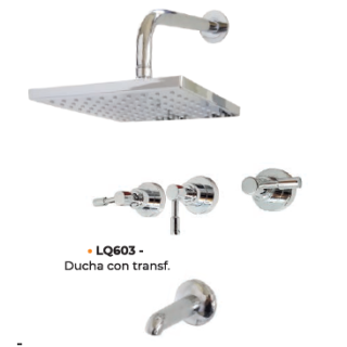 DUCHA CON TRANSFERENCIA LINEA NEON