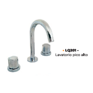 CANILLA LAVATORIO PICO ALTO LINEA BORO PLUS