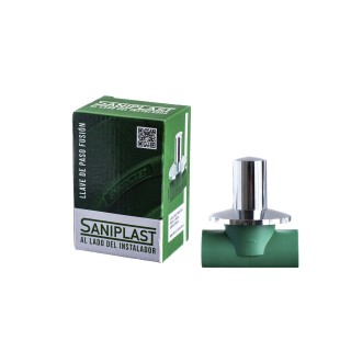 VÁLVULA TERMOFUSIÓN CON VÁSTAGO DE BRONCE U CAMPANA METÁLICA 25mm