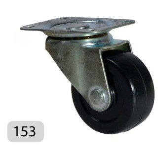 RUEDA DE GOMA NEGRA ECO