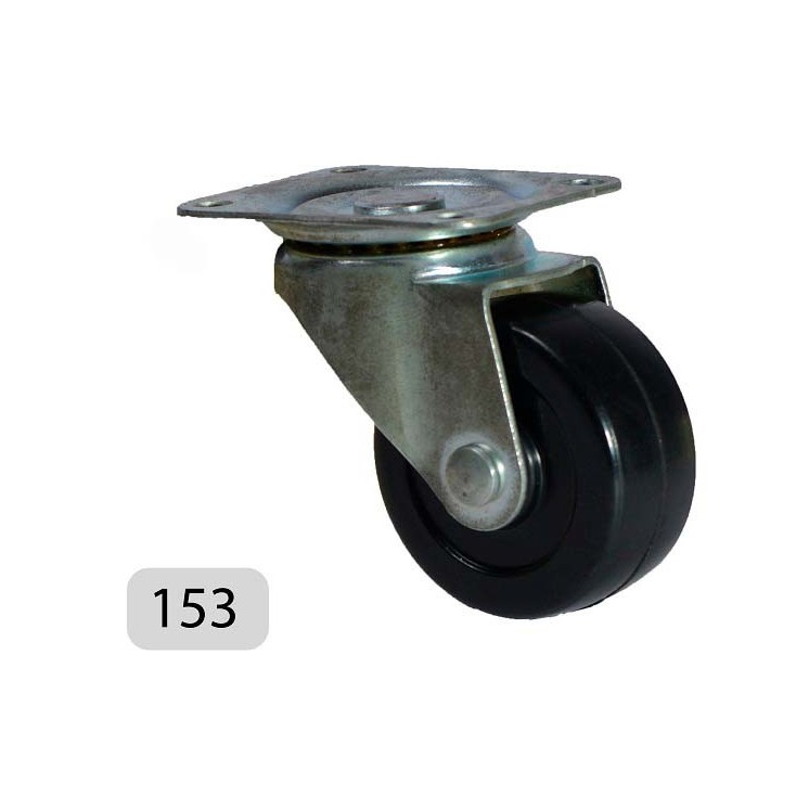 RUEDA DE GOMA NEGRA ECO