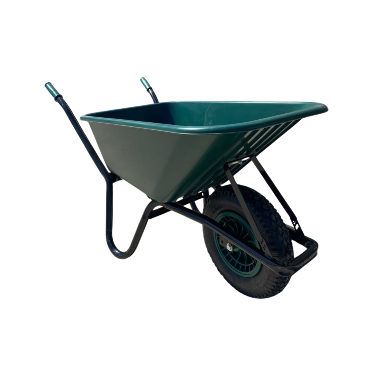 CARRETILLA BATEA PLÁSTICA VERDE 100LTS