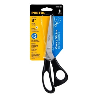 TIJERA PARA CASA Y OFICINA 8" PRETUL