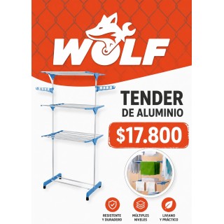 TENDER DE ALUMINIO VERTICAL