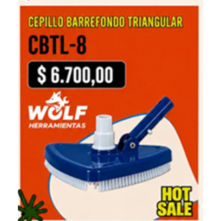 CEPILLO BARREFONDO TRIANGULAR