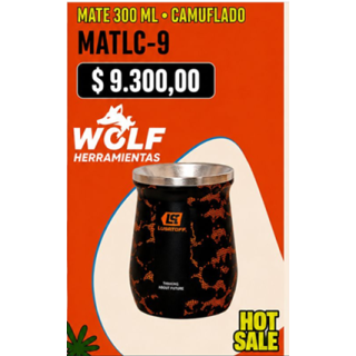 MATE 300ML S/BOMBILLA - CAMUFLADO