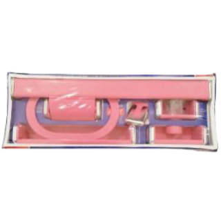 ACCESORIOS BAÑO ACRI 6 PCS ROSA