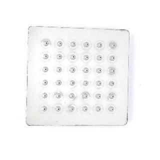 DUCHA CUADRADA 10CM CROMADA