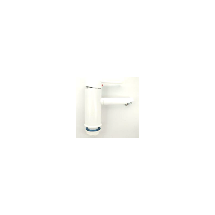 CANILLA MONOCOMANDO BAJA ABS BLANCA ECO