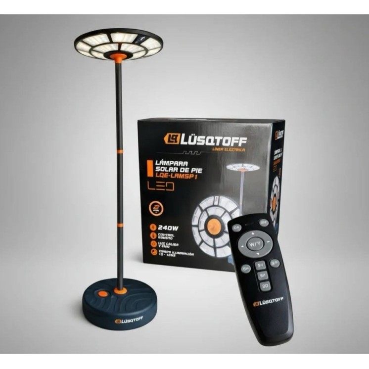 LAMPARA SOLAR DE PIE LUSQTOFF