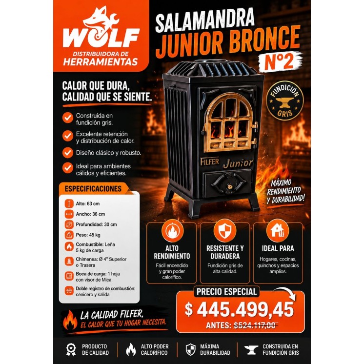 Salamandra Junior Bronce N°2